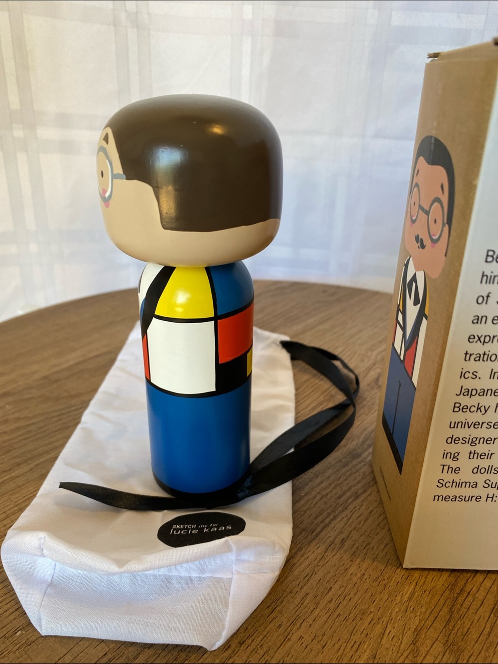 Kokeshi Piet Doll Figure Sketch.inc for Lucie Kaas Size 14.5 cm NEW - Picture 8 of 8